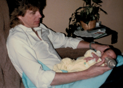 Barton Richard Beyer 5 Days Old  Philip Beyer 4-18-1986