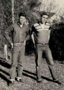 Henry (Teddy) Beyer and Lewis King Jr. 1960