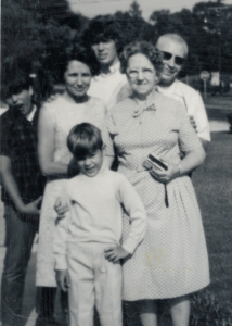 Jimmy,Aunt Ruth, David in Front,Phllip in Back, Columbia Baker, Uncle Dick-Richard Pickering