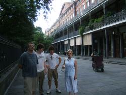 New Orleans Trip  2005 Paul, Brandon, Barton and Susan Beyer 001