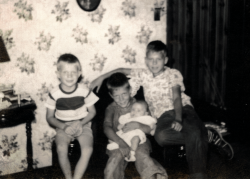 Philip, Billy, Jimmy)Baby, Teddy in Bluefield WV