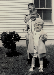 Teddy-Back Billy-Middle Philip-front Beyer boys1951